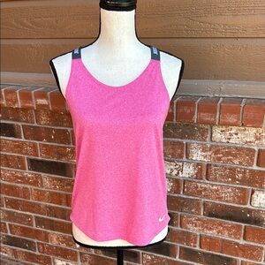 Nike Dri-Fit Elastika Racerback Women's Pink Tank Top Size Small